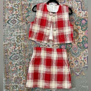 Zara 2pc Co Ord Tweed Set